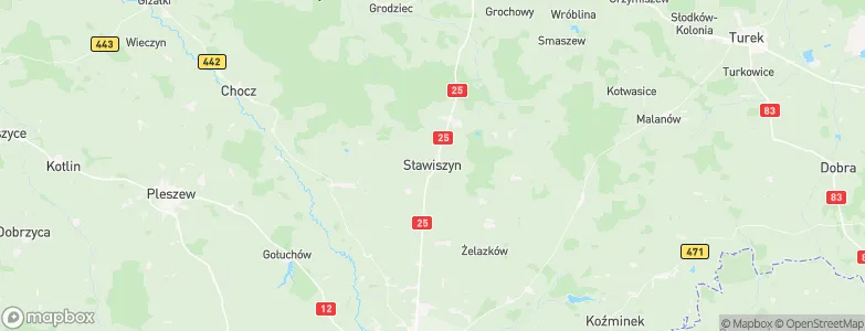 Stawiszyn, Poland Map