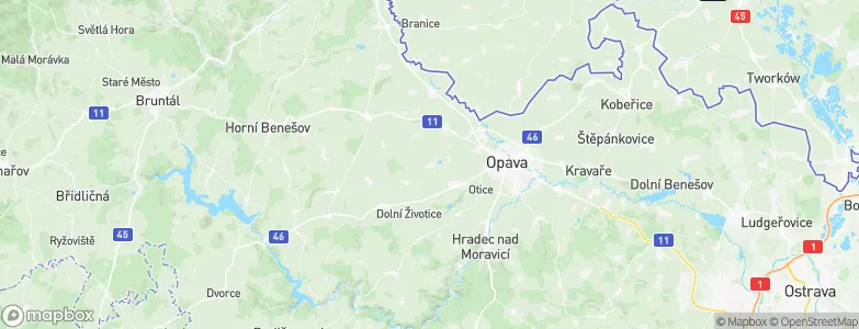 Stěbořice, Czechia Map