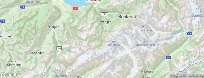 Stechelberg, Switzerland Map