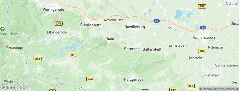 Stecklenberg, Germany Map