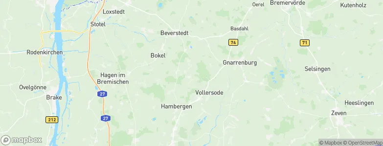 Steden, Germany Map