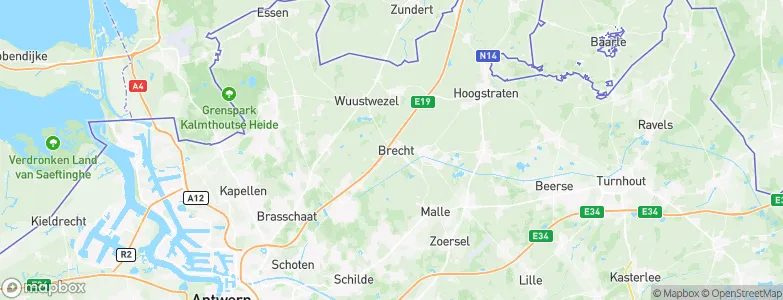Steeghoven, Belgium Map
