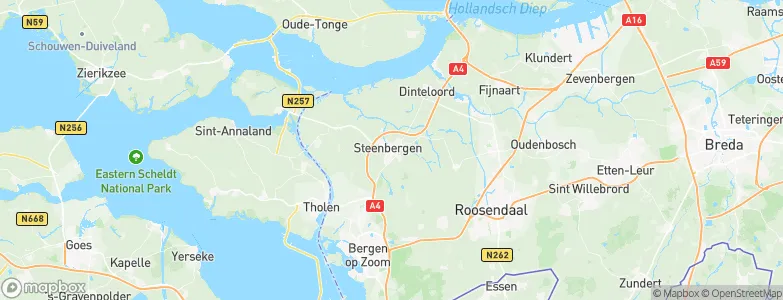 Steenbergen, Netherlands Map