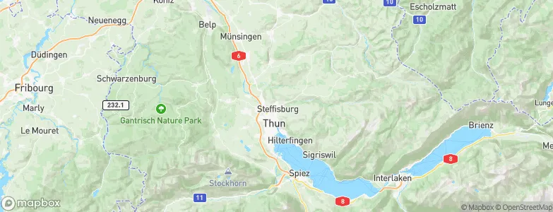Steffisburg, Switzerland Map
