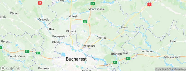 Ştefăneştii de Jos, Romania Map