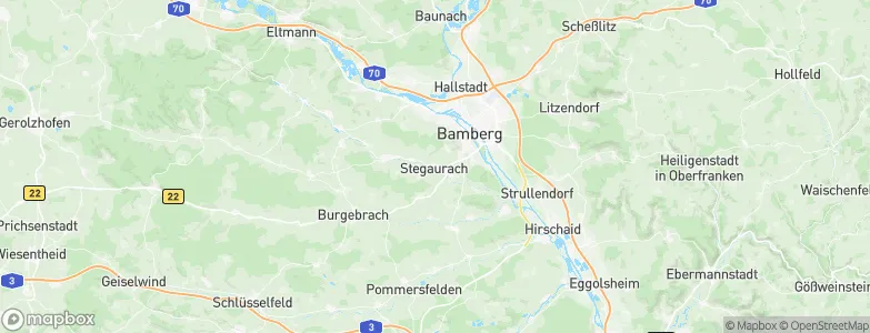 Stegaurach, Germany Map
