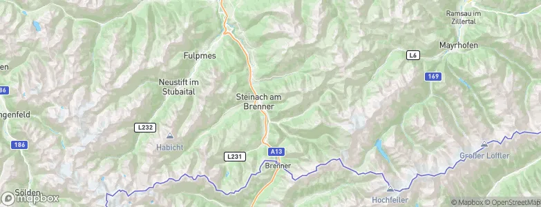 Steinach am Brenner, Austria Map