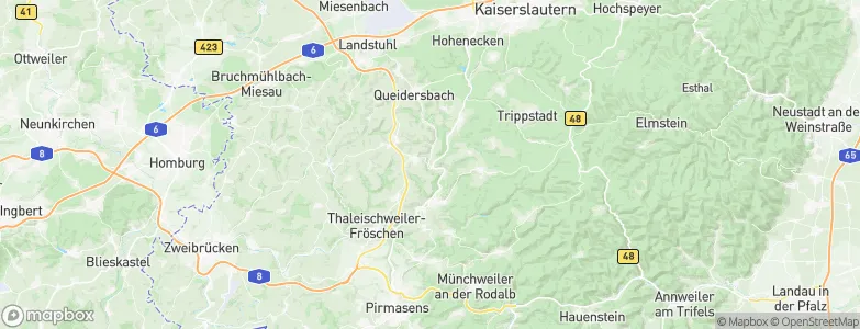Steinalben, Germany Map