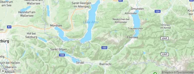 Steinbach am Attersee, Austria Map