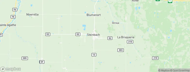 Steinbach, Canada Map