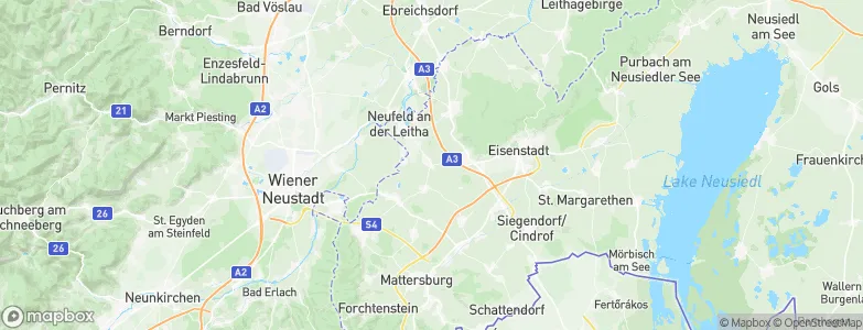 Steinbrunn, Austria Map