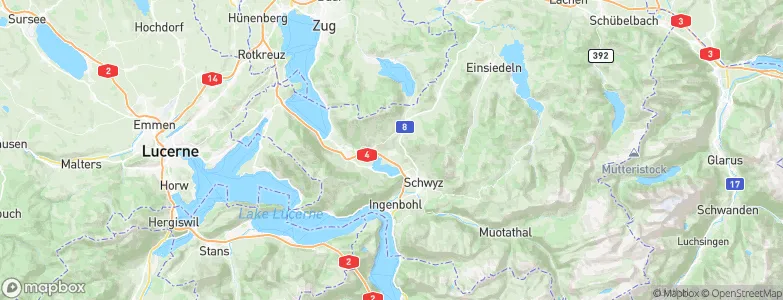 Steinen, Switzerland Map