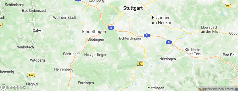 Steinenbronn, Germany Map