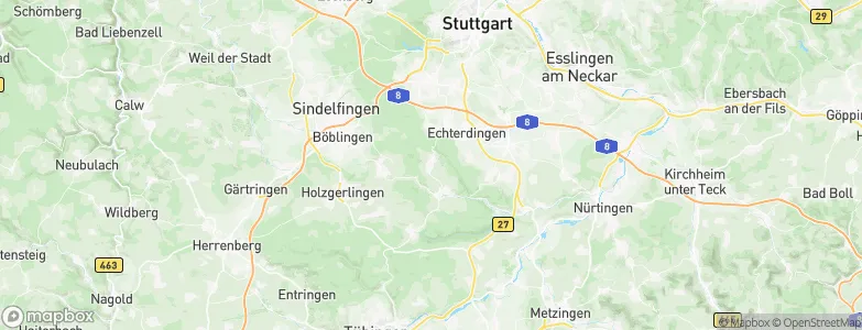 Steinenbronn, Germany Map