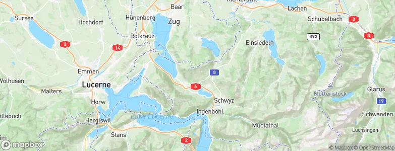 Steinerberg, Switzerland Map