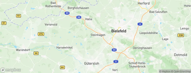 Steinhagen, Germany Map
