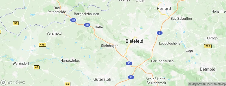 Steinhagen, Germany Map