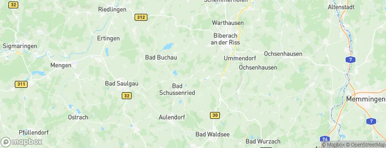 Steinhausen, Germany Map