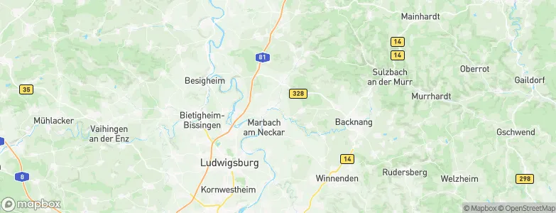 Steinheim am der Murr, Germany Map