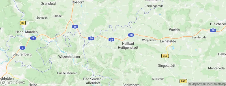 Steinheuterode, Germany Map