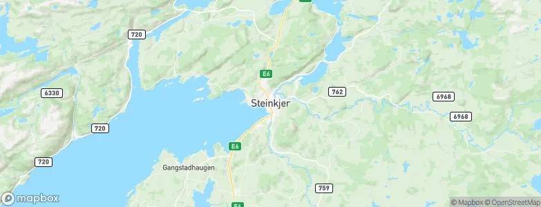 Steinkjer, Norway Map