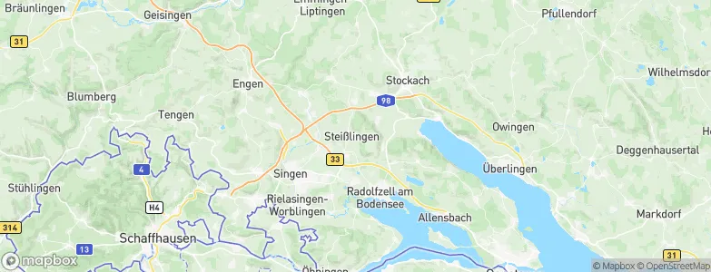Steißlingen, Germany Map