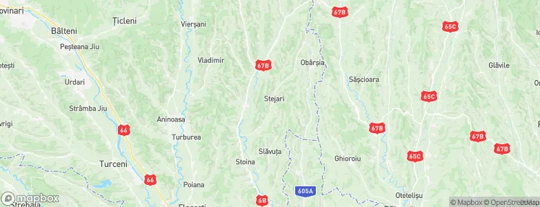 Stejari, Romania Map