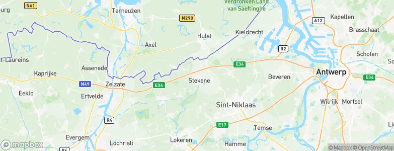 Stekene, Belgium Map
