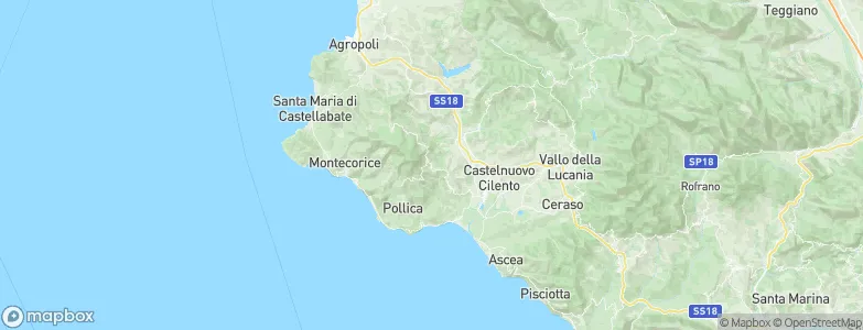 Stella Cilento, Italy Map