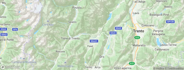 Stenico, Italy Map