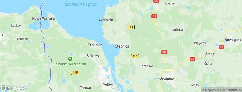 Stepnica, Poland Map