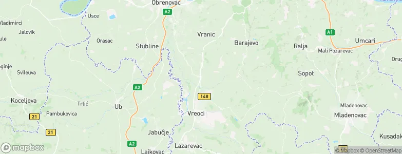 Stepojevac, Serbia Map