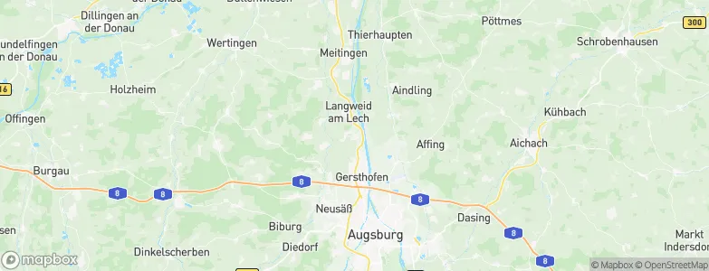 Stettenhofen, Germany Map