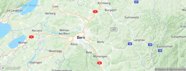 Stettlen, Switzerland Map