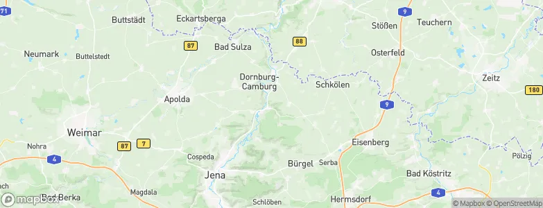 Steudnitz, Germany Map