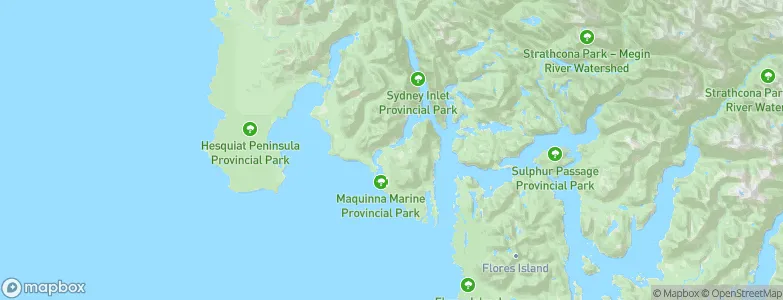 Stewardson Inlet, Canada Map