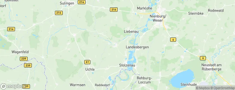 Steyerberg, Germany Map