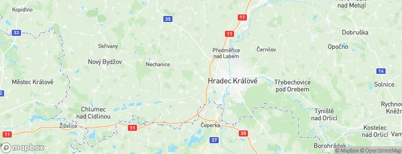 Stěžery, Czechia Map
