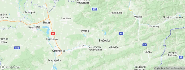 Štípa, Czechia Map
