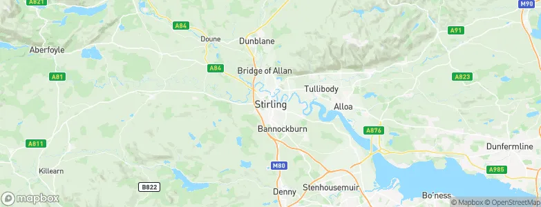 Stirling, United Kingdom Map