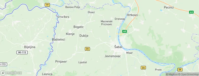 Štitar, Serbia Map