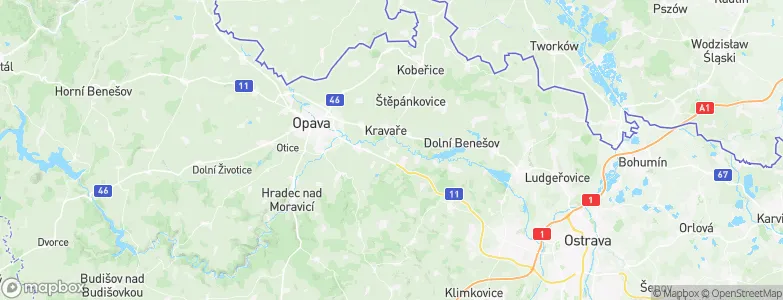 Štítina, Czechia Map