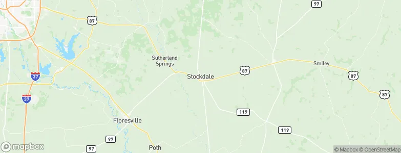 Stockdale, United States Map