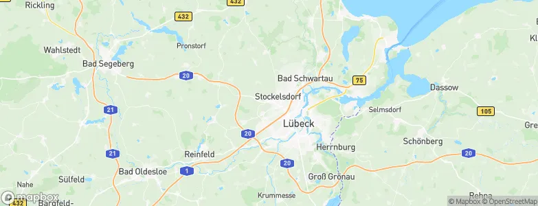 Stockelsdorf, Germany Map