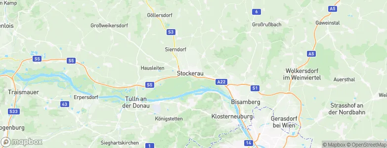 Stockerau, Austria Map