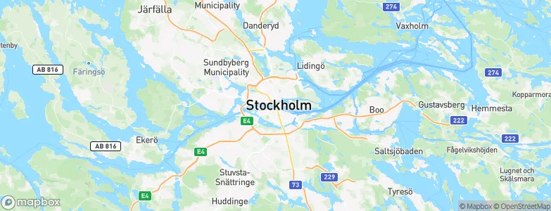Stockholm, Sweden Map