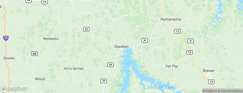 Stockton, United States Map