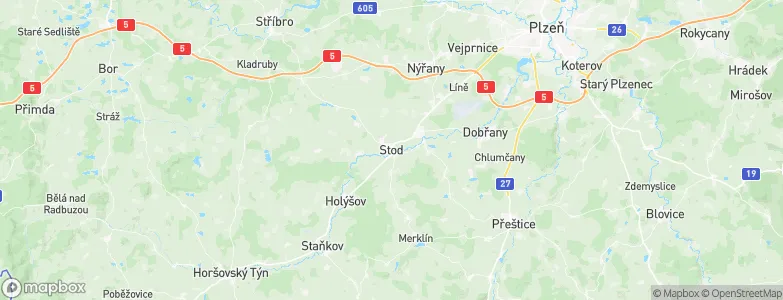 Stod, Czechia Map