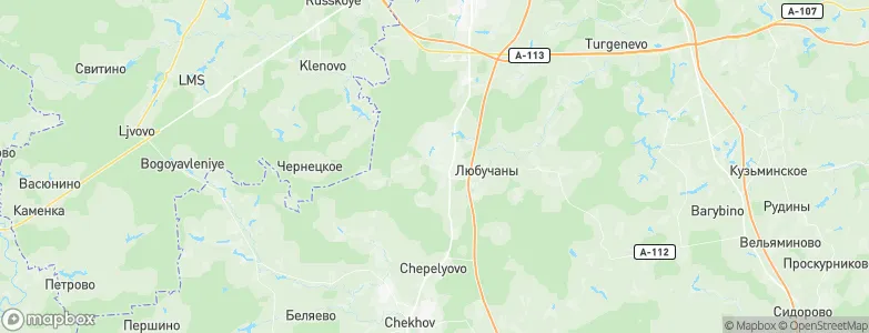 Stolbovaya, Russia Map
