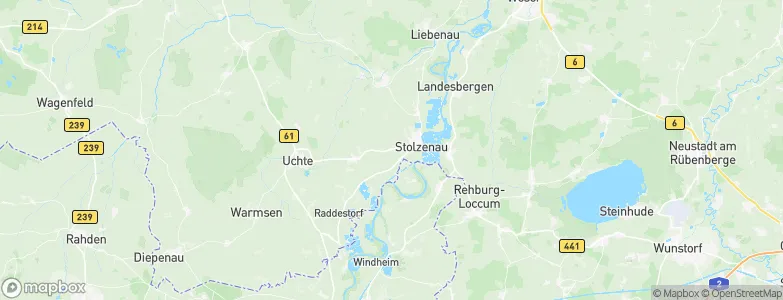 Stolzenau, Germany Map